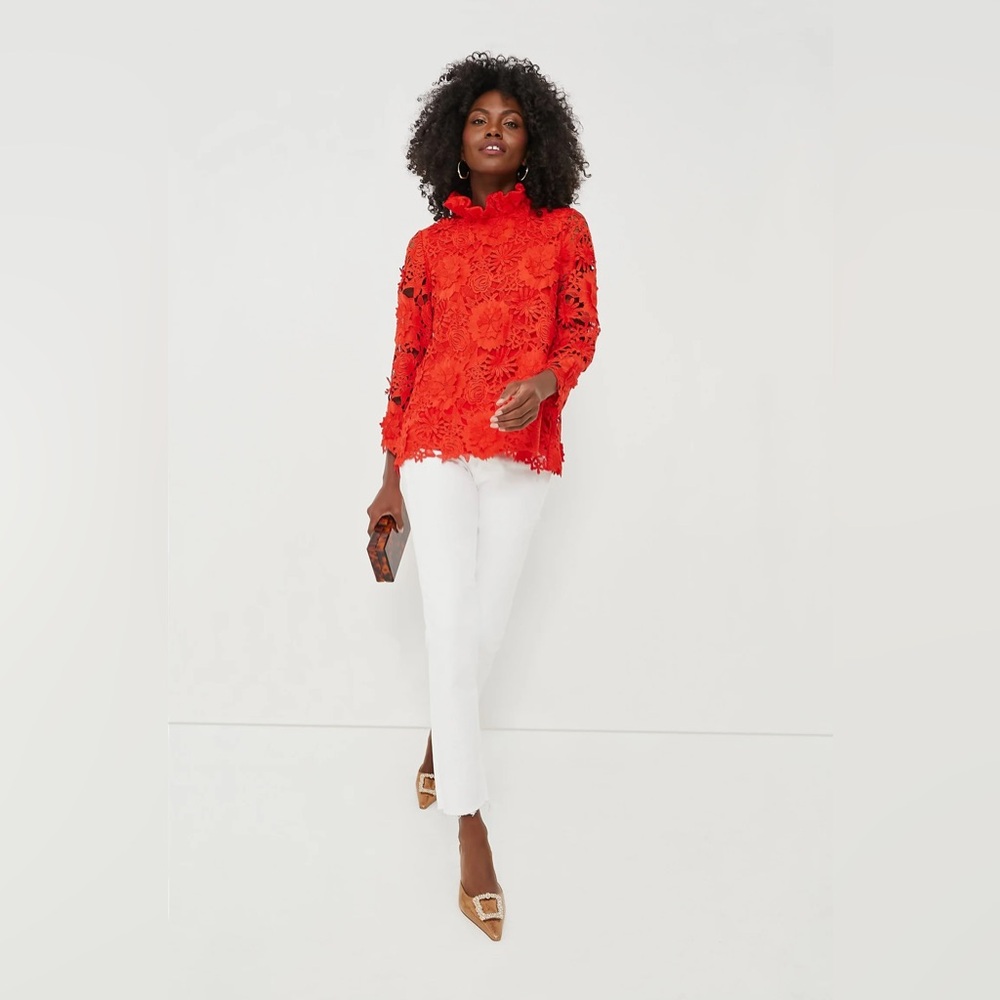 Red Guipure Lace Faye Blouse
TUCKERNUCK